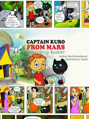 cover image of Captain Kuro From Mars Comic Strip Booklet